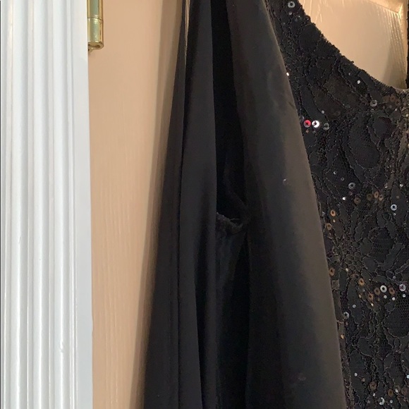 Collection Dress Barn Sheer Sleeves Mini Dress - Picture 4 of 9